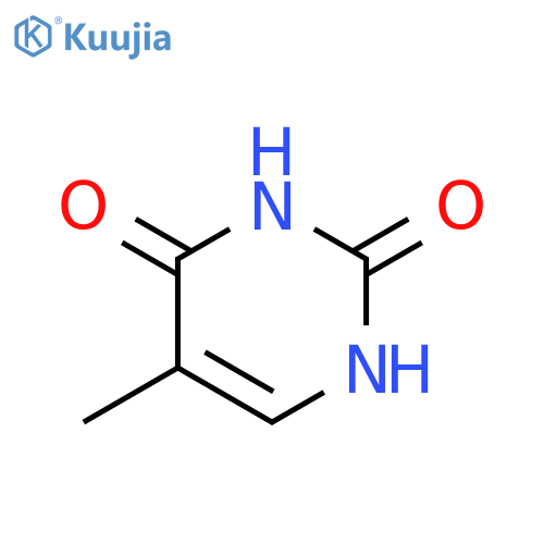 2,4(1H,3H)-PYRIMIDINEDIONE, 5-METHYL- structure