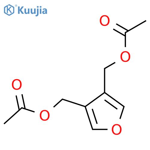 3,4-Furandimethanol,3,4-diacetate structure