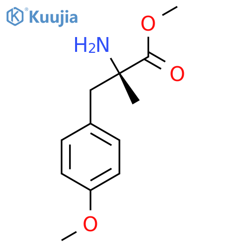 methyl (2S)-2-amino-3-(4-methoxyphenyl)-2-methylpropanoate structure