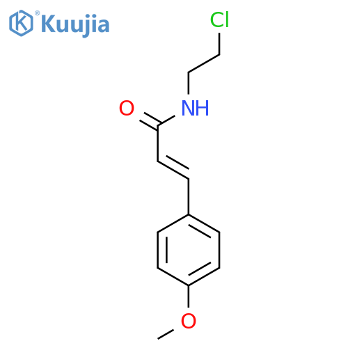 2-Propenamide,N-(2-chloroethyl)-3-(4-methoxyphenyl)- structure