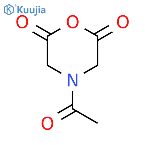 2,6-Morpholinedione, 4-acetyl- (9CI) structure