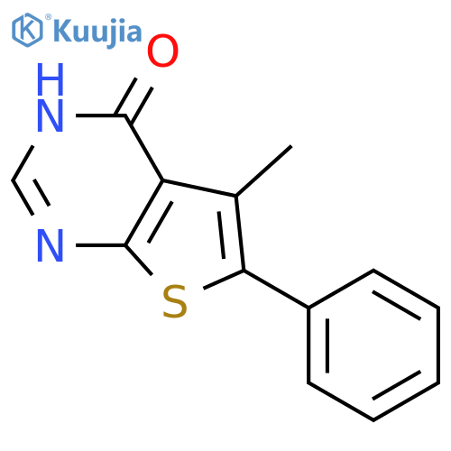 5-methyl-6-phenyl-3H,4H-thieno[2,3-d]pyrimidin-4-one structure