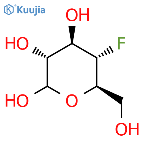 4-Deoxy-4-fluoro-d-glucopyranose structure