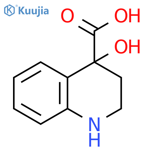 4-Hydroxy-1,2,3,4-tetrahydroquinoline-4-carboxylic acid structure