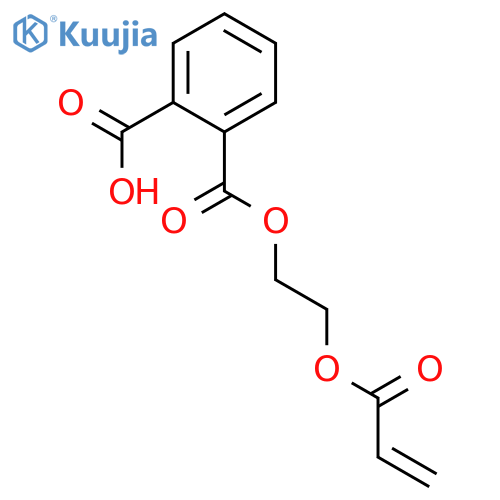 1,2-Benzenedicarboxylicacid, 1-[2-[(1-oxo-2-propen-1-yl)oxy]ethyl] ester structure