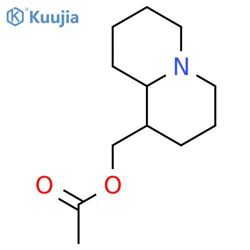 1-acetoxymethyl-octahydro-quinolizine structure