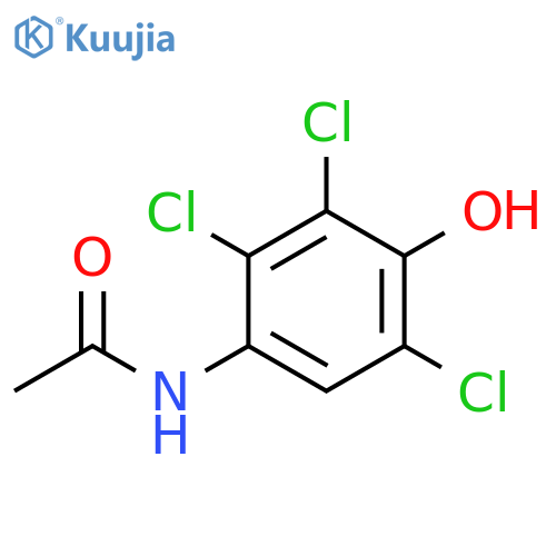 N-(2,3,5-trichloro-4-hydroxyphenyl)acetamide structure