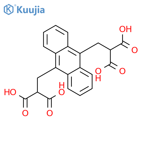 9,10-Anthracenediyl-bis(methylene)dimalonic acid structure