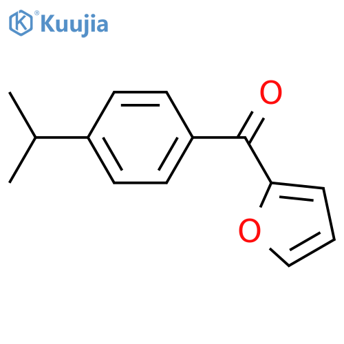 furan-2-yl-(4-propan-2-ylphenyl)methanone structure