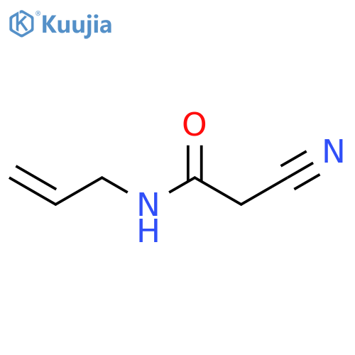 2-cyano-N-(prop-2-en-1-yl)acetamide structure