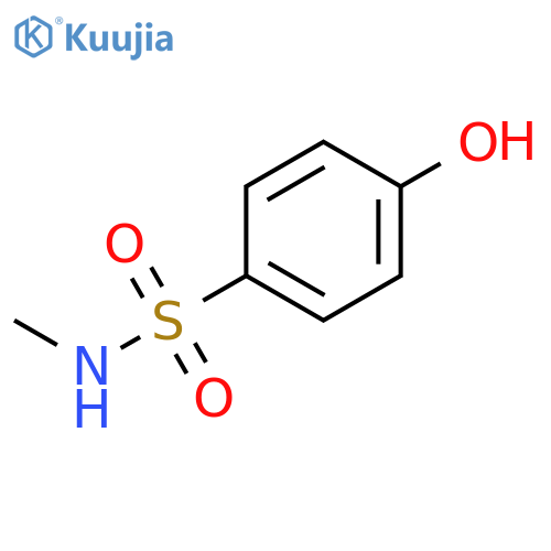 Benzenesulfonamide,4-hydroxy-N-methyl- structure