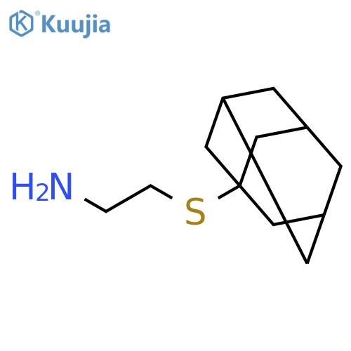2-(tricyclo3.3.1.1~3,7~dec-1-ylsulfanyl)ethanamine structure