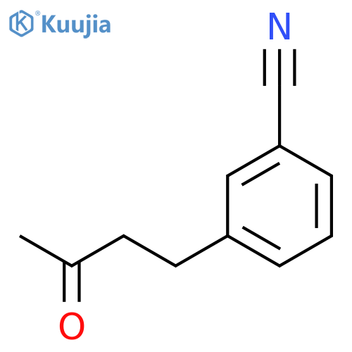 3-(3-oxobutyl)benzonitrile structure