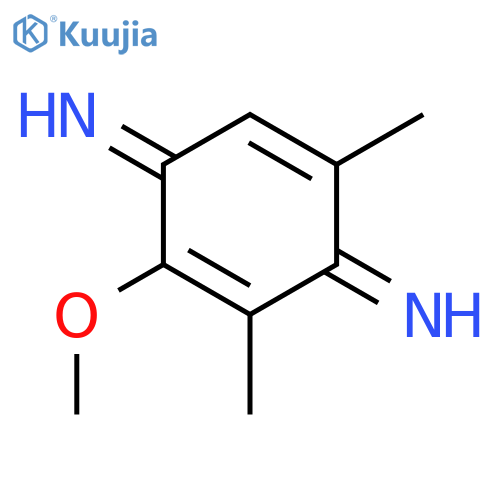 2,5-Cyclohexadiene-1,4-diimine, 2-methoxy-3,5-dimethyl- structure