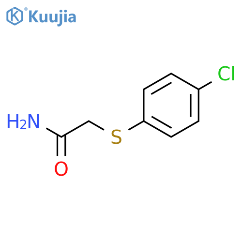 Acetamide,2-[(4-chlorophenyl)thio]- structure