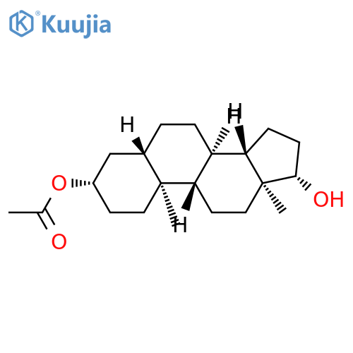 5-alpha-androstane-3-beta,17-beta-diol 3-acetate structure
