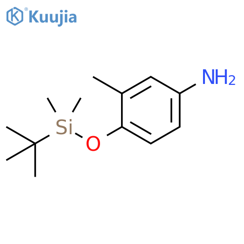 4-(tert-butyl-dimethyl-silanyloxy)-3-methyl-phenylamine structure