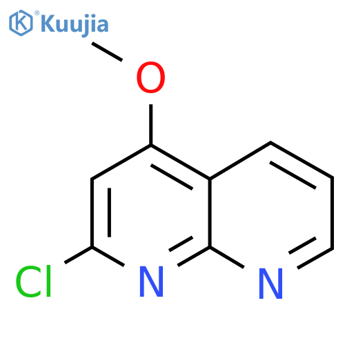 2-Chloro-4-methoxy-1,8-naphthyridine structure