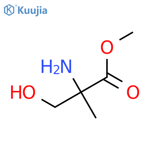 methyl 2-amino-3-hydroxy-2-methyl-propanoate structure