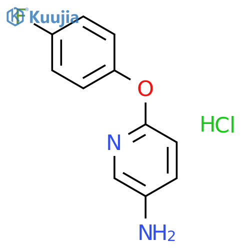 6-(4-Fluorophenoxy)-3-pyridinamine Hydrochloride structure