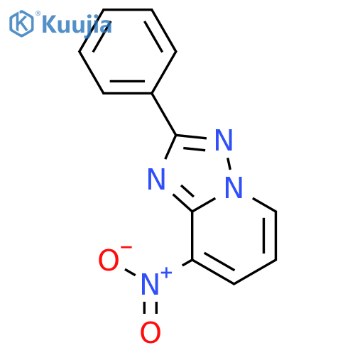 [1,2,4]Triazolo[1,5-a]pyridine,8-nitro-2-phenyl- structure