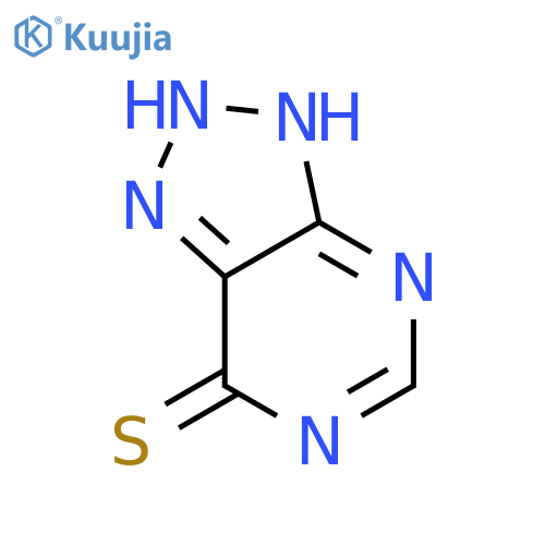 7H-1,2,3-Triazolo[4,5-d]pyrimidine-7-thione,3,6-dihydro- structure