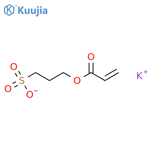 Potassium 3-sulphonatopropyl acrylate structure
