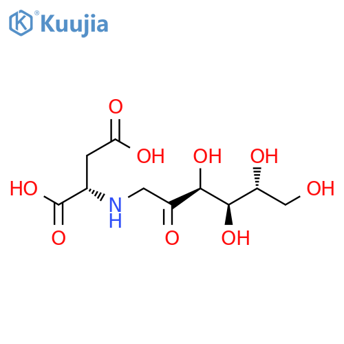 1-Deoxy-1-(L-aspartyl)-D-fructose Ammonium Salt structure