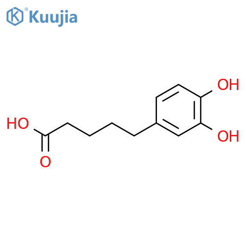 5-(3,4-dihydroxyphenyl)pentanoic Acid structure