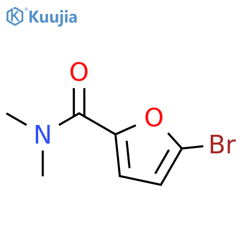 5-bromo-N,N-dimethyl-2-furamide structure
