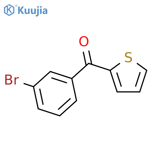 (3-Bromophenyl)(2-thienyl)methanone structure