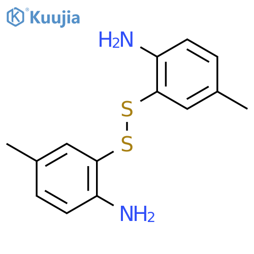2-(2-Amino-5-methylphenyl)dithio-4-methylaniline structure