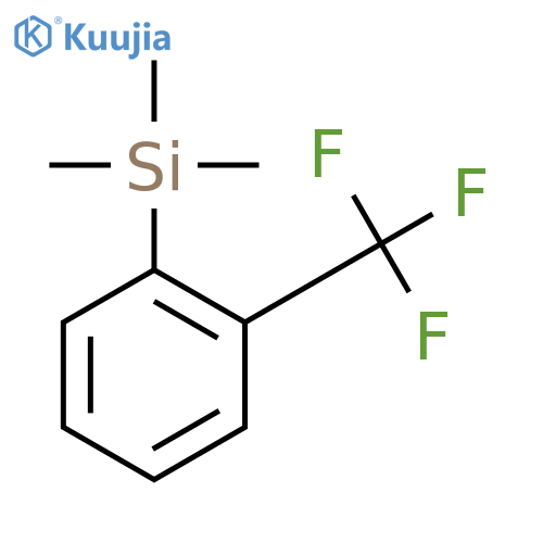 Silane, trimethyl[2-(trifluoromethyl)phenyl]- structure