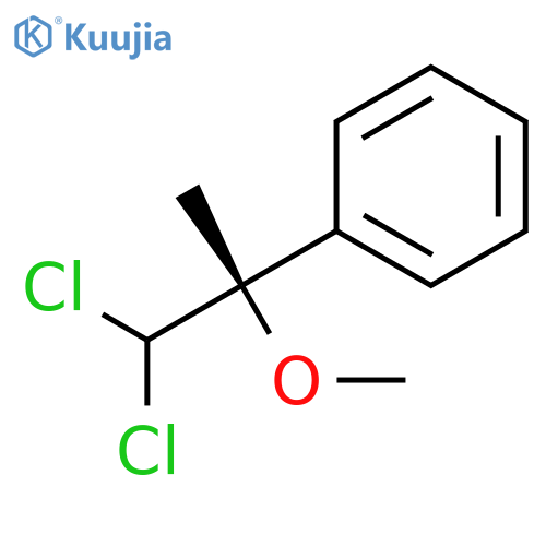 Benzene, [(1S)-2,2-dichloro-1-methoxy-1-methylethyl]- structure
