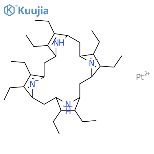 Platinum,[2,3,7,8,12,13,17,18-octaethyl-21H,23H-porphinato(2-)-kN21,kN22,kN23,kN24]-, (SP-4-1)- structure