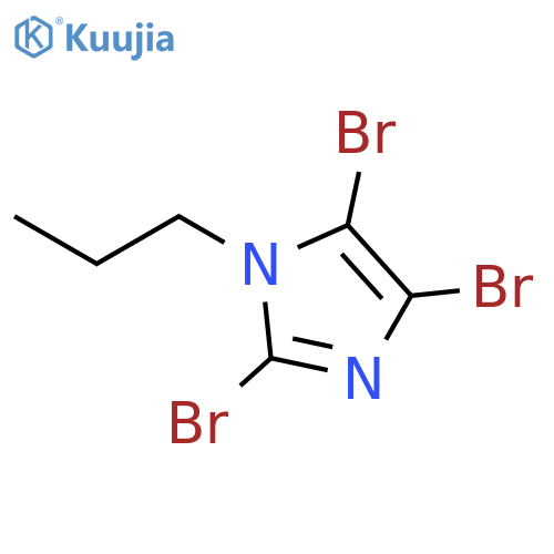 2,4,5-Tribromo-1-propyl-1H-imidazole structure