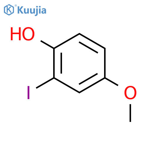 2-Iodo-4-methoxyphenol structure