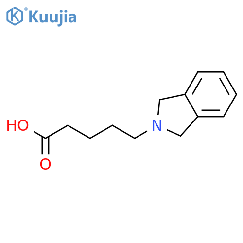 5-(1,3-Dihydroisoindol-2-yl)pentanoic acid structure