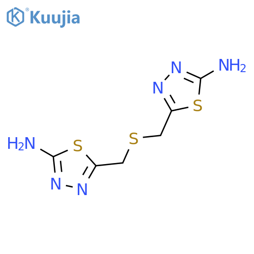 1,3,4-Thiadiazol-2-amine, 5,5'-[thiobis(methylene)]bis- structure