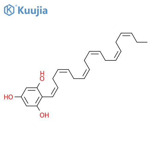 2-(1,4,7,10,13,16-Nonadecahexaenyl)-1,3,5-benzenetriol; (all-Z)-form structure