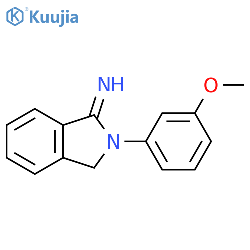 2-(3-methoxyphenyl)-2,3-dihydro-1H-isoindol-1-imine structure