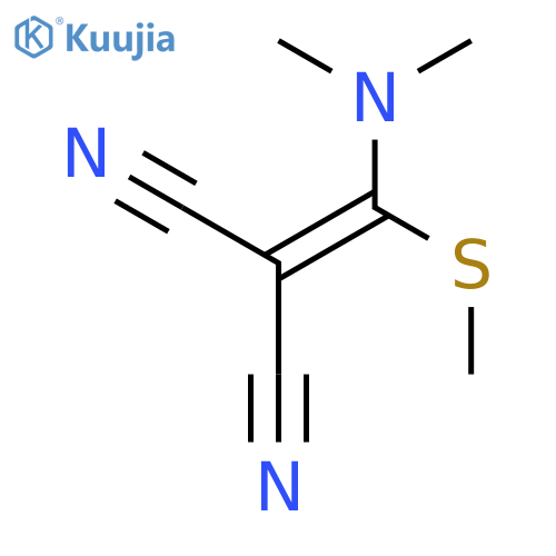 2-(dimethylamino)(methylsulfanyl)methylidenepropanedinitrile structure