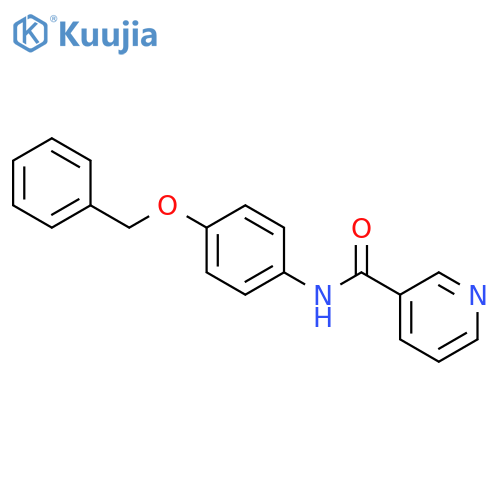 N-[4-(benzyloxy)phenyl]nicotinamide structure