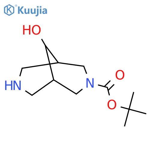 Tert-Butyl 9-Hydroxy-3,7-Diaza-Bicyclo3.3.1Nonane-3-Carboxylate structure