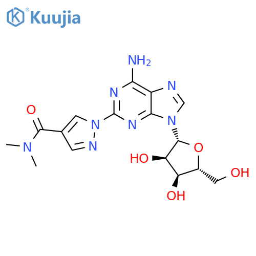 2-4-(Dimethylaminocarbonyl)-1H-pyrazole-1-yladenosine structure
