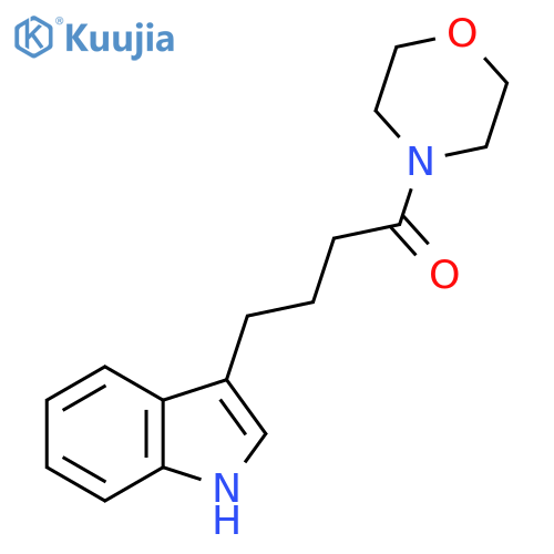 4-(1H-indol-3-yl)-1-(morpholin-4-yl)butan-1-one structure