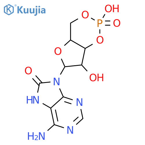 7,8-dihydro-8-oxoadenosine-3':5'-cyclic monophosphate structure