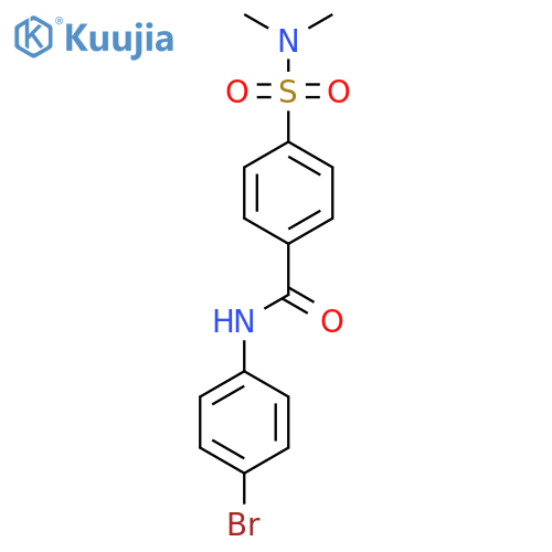 N-(4-bromophenyl)-4-(dimethylsulfamoyl)benzamide structure
