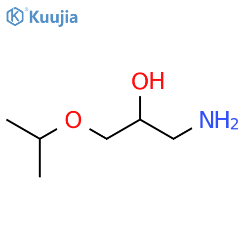1-Amino-3-isopropoxy-propan-2-ol structure