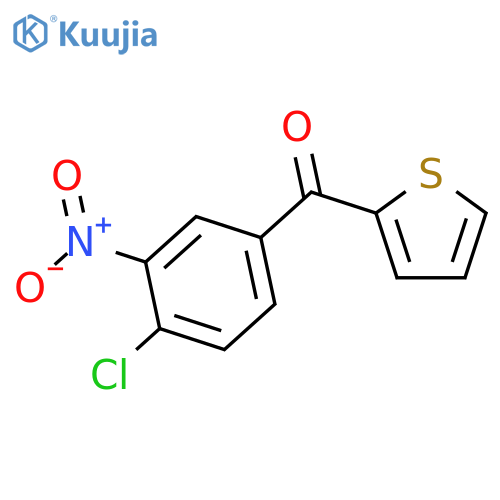 (4-Chloro-3-nitrophenyl)-(2-thienyl)methanone structure